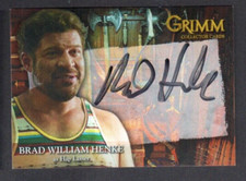 GRIMM SEZON 1 (Breygent/2013) KARTKA Z AUTOGRAFEM #BHAC-1 BRAD WILLIAM HENKE na sprzedaż  Wysyłka do Poland