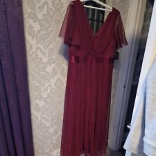 Burgandy bridesmaid dress for sale  BIRKENHEAD