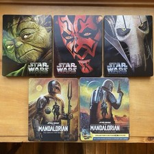 Star Wars Steelbook Lot (BluRay: Prequel Films) (4K UHD: Mandalorian Season 1/2) comprar usado  Enviando para Brazil