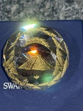Swarovski crystal paperweight for sale  CHATHAM