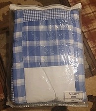edredom xadrez azul para berço (novo) comprar usado  Enviando para Brazil