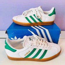 Adidas gazelle bianche usato  Casalmaggiore