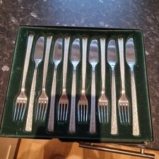 Fishset forks boxed for sale  HUDDERSFIELD