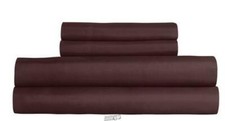 Conjunto de lençóis de microfibra de poliéster marrom queen Everyday-Soft  comprar usado  Enviando para Brazil