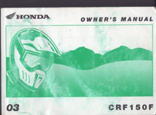 Usado, Manual do proprietário Honda 2003 CRF150F comprar usado  Enviando para Brazil