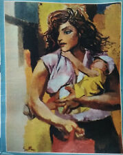 Stampa vintage donna usato  Molfetta