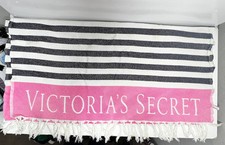 Toalha de praia Victoria's Secret franja cobertor tamanho único listrado rosa piquenique comprar usado  Enviando para Brazil