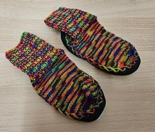 Hüttenschuhe socken ledersohl gebraucht kaufen  Doberlug-Kirchhain