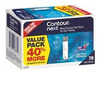 Paski do testowania glukozy we krwi Contour Next 70ct PUDEŁKO ---10/26 wygaśnięcie WYSYŁKA SZYBKA na sprzedaż  Wysyłka do Poland