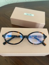 ÓCULOS DE LENTE TRANSPARENTE MIU MIU ARMAÇÃO OVAL TARTARUGA comprar usado  Enviando para Brazil