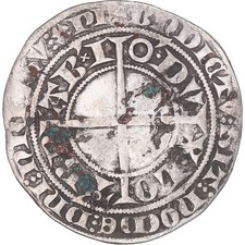[#342377] Moneta, Belgia, duché de Brabancji, Jean III, Gros compagnon au lion, 131, używany na sprzedaż  Wysyłka do Poland