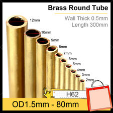 Tubo de latão 300 mm comprimento tubo redondo parede espessura 0,5 mm diâmetro externo 1,5 mm-80 mm comprar usado  Enviando para Brazil
