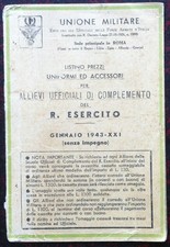 Unione militare listino usato  Milano