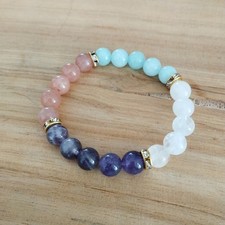 Bracelet perles naturelles d'occasion  Saint-Jeannet
