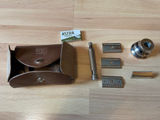 Conjunto de barbeador de segurança Above the Tie Windsor aço inoxidável, feito nos EUA comprar usado  Enviando para Brazil