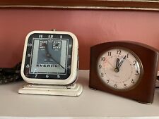 2 RELOJES ELÉCTRICOS ART DECO VINTAGE: COCINA EVERHOT CON HORNO ALARMA WESTCLOX segunda mano  Embacar hacia Argentina