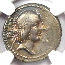 Moeda Roman L. C. Piso Frugi AR Denarius 90 aC - Certificada NGC Choice Muito Bom Estado comprar usado  Enviando para Brazil