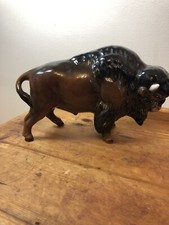 Vintage pottery bison for sale  NOTTINGHAM