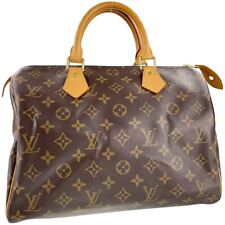 Bolsa de mão Louis Vuitton monograma Speedy 30 couro tecido marrom 2316 comprar usado  Enviando para Brazil