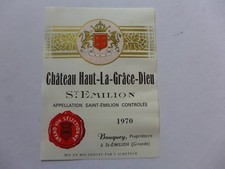 étiquette vin château d'occasion  Biganos