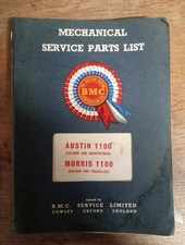 1100 parts lists for sale  GREAT YARMOUTH