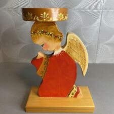 Angel wooden candle for sale  Tacoma