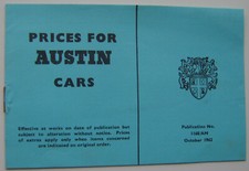 Austin original price for sale  BATLEY