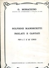 manoscritti solfeggi usato manoscritti solfeggi usato  Molfetta