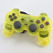 Controle analógico PS2 DUAL SHOCK 2 SCPH-10010 amarelo limão Playstation 2 0860 comprar usado  Enviando para Brazil