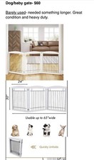 Dog baby gate for sale  Columbia Station