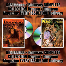 Revista Dragon / Dungeon 666 edições REVISTA coleção completa + bônus comprar usado  Enviando para Brazil