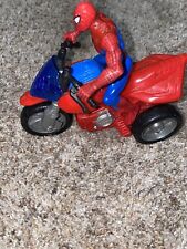 Triciclo de motocicleta Spider-Man Toybiz con figura funciona segunda mano  Embacar hacia Argentina