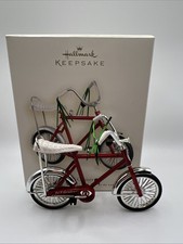 Usado, Ornamento de Natal Hallmark Keepsake Li'l Cruiser, Bicicleta Vermelha Vintage 2007 Bicicleta comprar usado  Enviando para Brazil
