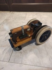 Usado, Trator de brinquedo de madeira vintage feito à mão único obra de arte comprar usado  Enviando para Brazil