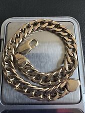 heavy solid gold chain for sale  BINGLEY