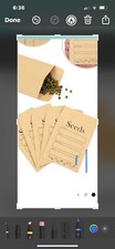 Seed packets tear for sale  South Charleston