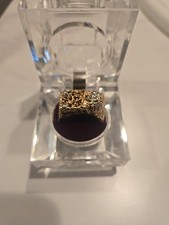 Anel de pepita de ouro amarelo 14k e diamante comprar usado  Enviando para Brazil