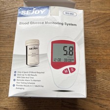 Sejoy blood glucose for sale  YELVERTON