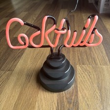 Retro cocktails neon for sale  MANCHESTER