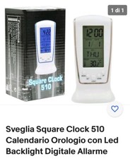 Sveglia square clock usato  Maglie