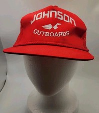 Usado, Chapéu caminhoneiro vintage Johnson motor de popa bordado malha Snapback boné corda comprar usado  Enviando para Brazil