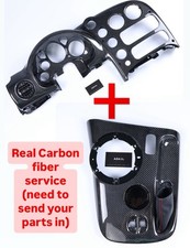 CONSOLE PAINEL MOLDURA FIBRA DE CARBONO DODGE VIPER 2004-2010 SRT (SERVIÇO) comprar usado  Enviando para Brazil