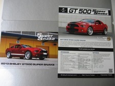 3x orig. USA Prospekt Ford Mustang Shelby GT 500 Super Snake 2011 bis 2014 comprar usado  Enviando para Brazil