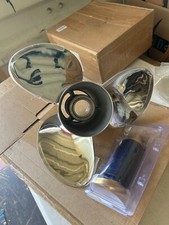 Hélice de barco de aço inoxidável 13 1/2 x 15 para motores Mercury 40-140HP 15 dentes destro comprar usado  Enviando para Brazil