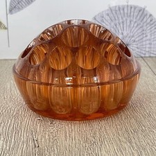 Domed peach glass for sale  WELLINGBOROUGH