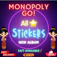 Monopoly stickers cheapest d'occasion  Expédié en Belgium