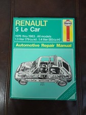 Haynes renault car for sale  Corydon