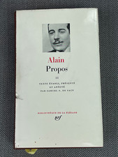 Livre pleiade alain d'occasion  Chatou
