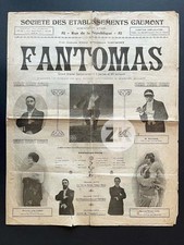 Fantomas feuillade silent d'occasion  Paris V