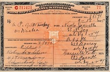 Old 1925 Prohibition Whisky Bourbon Prescription Doctor Pharmacy Bar Nova York NY comprar usado  Enviando para Brazil
